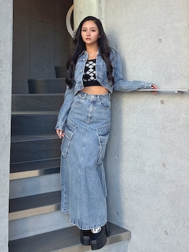 harukaさん(レディース・157cm)の冬コーディネート