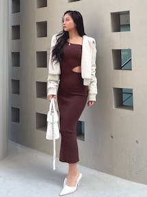 Hoodie Fake Leatherコート｜ジェイダ（GYDA）アウトレット公式通販