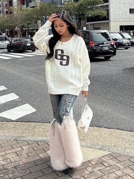 「GYDA（ジェイダ）のアイテム（パンプス）」を使った、harukaさん（レディース・157cm）の秋コーディネート