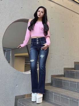 harukaさん（レディース・157cm）の冬コーディネート