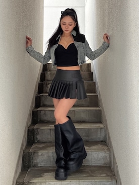 harukaさん（レディース・157cm）の冬コーディネート