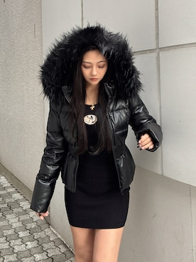 harukaさん（レディース・157cm）の冬コーディネート