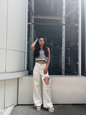 harukaさん（レディース・157cm）の夏コーディネート