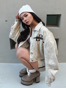 harukaさん(レディース・157cm)の冬コーディネート