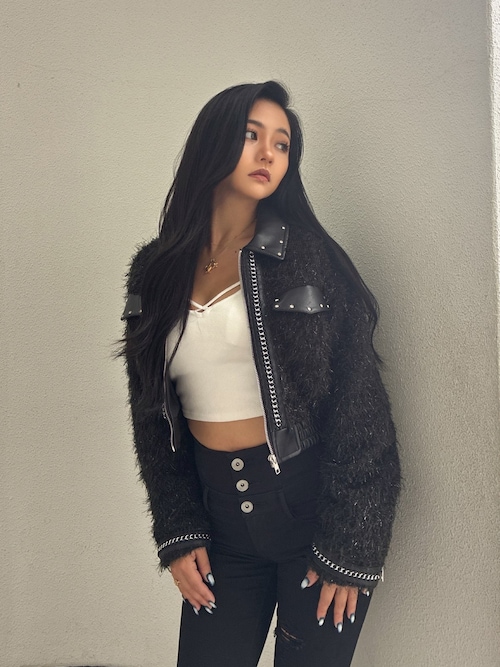 セール】ラメツイードチェーンジャケット（ブルゾン）｜GYDA（ジェイダ