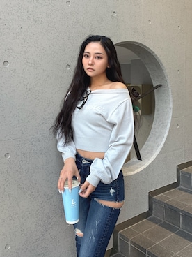 harukaさん（レディース・157cm）の冬コーディネート