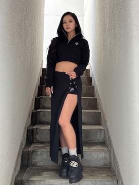 harukaさん（レディース・157cm）の冬コーディネート