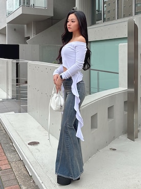 harukaさん（レディース・157cm）の春コーディネート