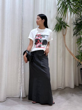 MOMOKO_BABYLONEルミネ新宿さん（レディース・161cm）の夏コーディネート