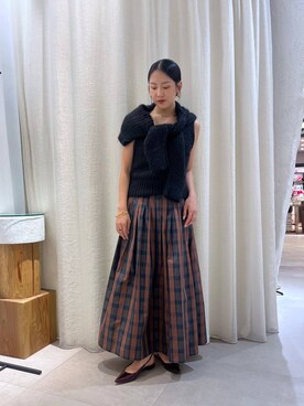 MOMOKO_BABYLONEルミネ新宿さん（レディース・161cm）の夏コーディネート