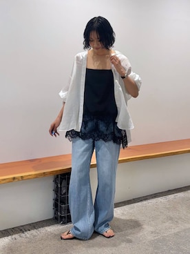 MOMOKO_BABYLONEルミネ新宿さん(レディース・161cm)の春コーディネート