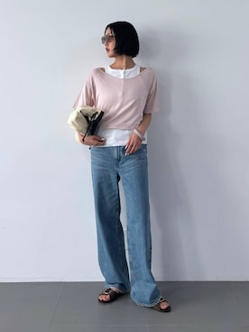 「BABYLONE（バビロン）のアイテム」を使った、MOMOKO_BABYLONEルミネ新宿さん（レディース・161cm）の春コーディネート