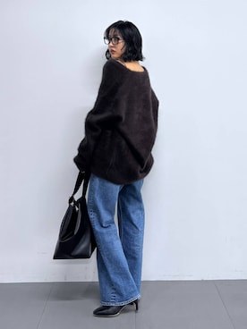 MOMOKO_BABYLONEルミネ新宿さん（レディース・161cm）の冬コーディネート