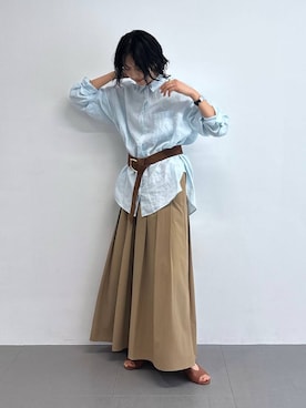 MOMOKO_BABYLONEルミネ新宿さん（レディース・161cm）の春コーディネート