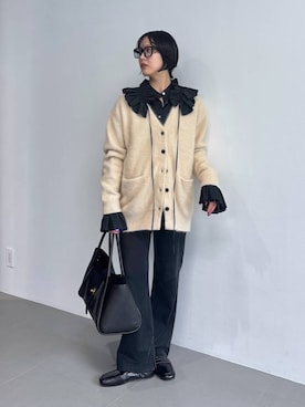 「MOHI（モヒ）のアイテム」を使った、MOMOKO_BABYLONEルミネ新宿さん（レディース・161cm）の秋コーディネート