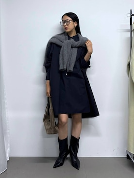 「アイテム（チュニック）」を使った、MOMOKO_BABYLONEルミネ新宿さん（レディース・161cm・20代）の秋コーディネート