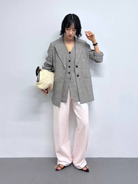 MOMOKO_BABYLONEルミネ新宿さん（レディース・161cm）の春コーディネート