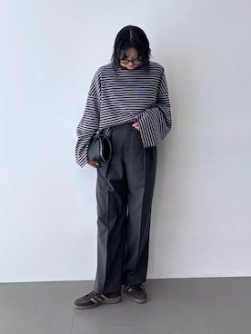 「BABYLONE（バビロン）のアイテム」を使った、MOMOKO_BABYLONEルミネ新宿さん（レディース・161cm）の春コーディネート