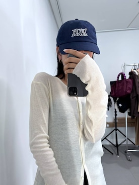 「アイテム（帽子）」を使った、MOMOKO_BABYLONEルミネ新宿さん（レディース・161cm・20代）の夏コーディネート
