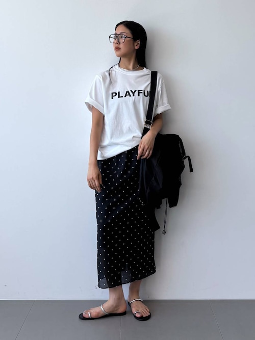 BABYLONE スカート シアードットタイトスカート : ZOZOTOWN