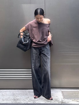 「ucalypt（ユーカリプト）のアイテム」を使った、MOMOKO_BABYLONEルミネ新宿さん（レディース・161cm）の夏コーディネート