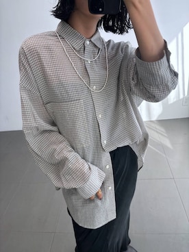 MOMOKO_BABYLONEルミネ新宿さん(レディース・161cm)の冬コーディネート