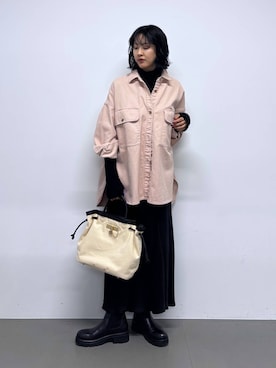 MOMOKO_BABYLONEルミネ新宿さん(レディース・161cm)の冬コーディネート