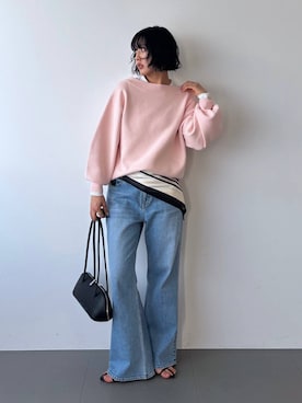 MOMOKO_BABYLONEルミネ新宿さん（レディース・161cm）の冬コーディネート