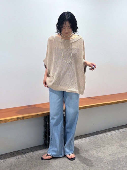 ナバホパール風ネックレス120cm（ネックレス）｜BABYLONE（バビロン
