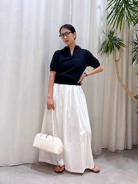 MOMOKO_BABYLONEルミネ新宿さん（レディース・161cm）の夏コーディネート