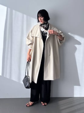 MOMOKO_BABYLONEルミネ新宿さん(レディース・161cm)の冬コーディネート