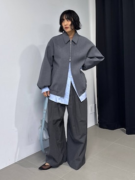 MOMOKO_BABYLONEルミネ新宿さん（レディース・161cm）の冬コーディネート