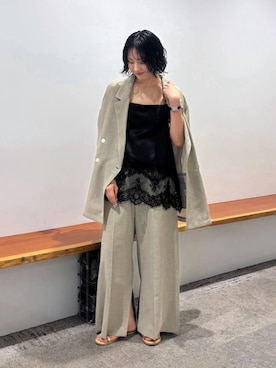 MOMOKO_BABYLONEルミネ新宿さん(レディース・161cm)の春コーディネート
