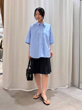 「MOHI（モヒ）のアイテム」を使った、MOMOKO_BABYLONEルミネ新宿さん（レディース・161cm）の夏コーディネート
