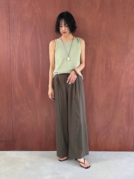 MOMOKO_BABYLONEルミネ新宿さん(レディース・161cm)の春コーディネート