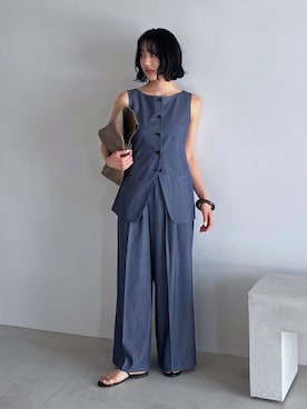 MOMOKO_BABYLONEルミネ新宿さん（レディース・161cm）の春コーディネート