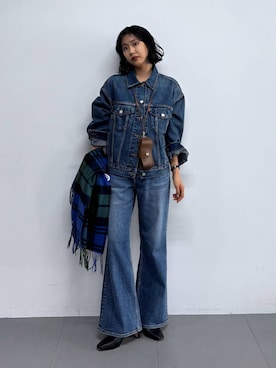 「アイテム（その他小物）」を使った、MOMOKO_BABYLONEルミネ新宿さん（レディース・161cm）の冬コーディネート