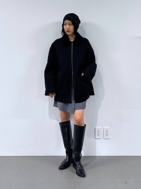 MOMOKO_BABYLONEルミネ新宿さん(レディース・161cm)の冬コーディネート