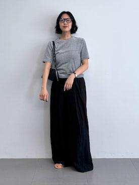 「BABYLONE（バビロン）のアイテム」を使った、MOMOKO_BABYLONEルミネ新宿さん（レディース・161cm）の夏コーディネート