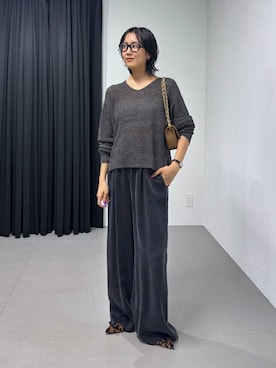 MOMOKO_BABYLONEルミネ新宿さん(レディース・161cm)の秋コーディネート