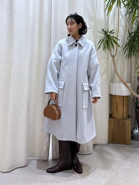 MOMOKO_BABYLONEルミネ新宿さん（レディース・161cm）の冬コーディネート