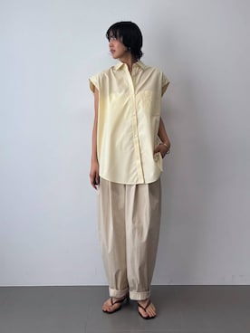 MOMOKO_BABYLONEルミネ新宿さん（レディース・161cm）の夏コーディネート