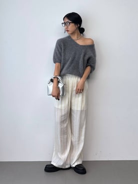 「アイテム（シューズ）」を使った、MOMOKO_BABYLONEルミネ新宿さん（レディース・161cm・20代）の夏コーディネート
