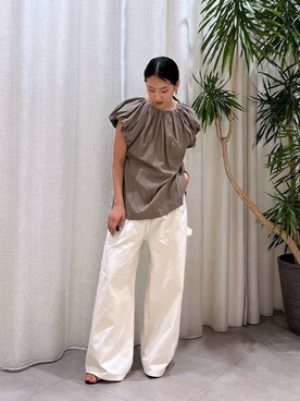 MOMOKO_BABYLONEルミネ新宿さん(レディース・161cm)の夏コーディネート