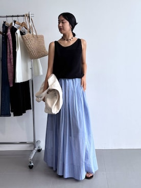 MOMOKO_BABYLONEルミネ新宿さん（レディース・161cm）の夏コーディネート