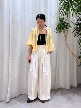 MOMOKO_BABYLONEルミネ新宿さん（レディース・161cm）の夏コーディネート