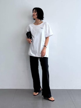 「MOHI（モヒ）のアイテム」を使った、MOMOKO_BABYLONEルミネ新宿さん（レディース・161cm）の夏コーディネート