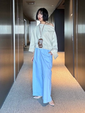 MOMOKO_BABYLONEルミネ新宿さん(レディース・161cm)の冬コーディネート