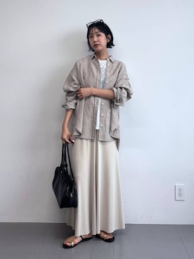 MOMOKO_BABYLONEルミネ新宿さん(レディース・161cm)の春コーディネート