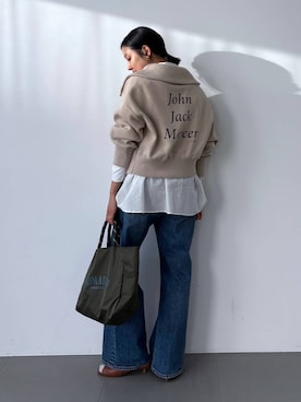 MOMOKO_BABYLONEルミネ新宿さん(レディース・161cm)の冬コーディネート